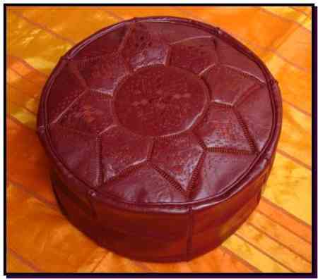 Brown design Pouf Brown design Pouf