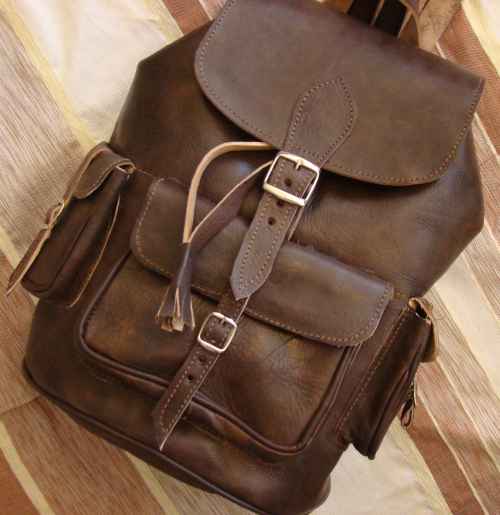Mochila cuero Mochila cuero