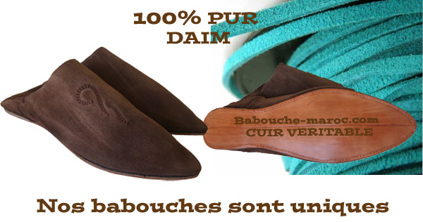 Nos babouches sont uniques