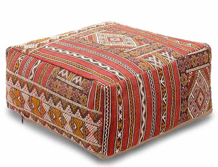 Pouf Marocain en Kilim