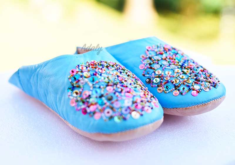 Chromatischer Glitzer Slipper