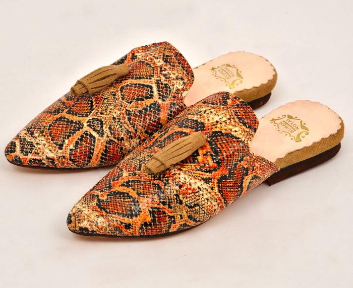 Babouche Python Talon