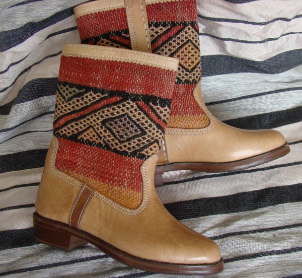 Botas Bereberes en Kilim