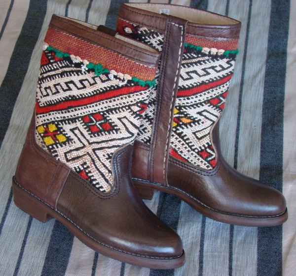 Bottes Berbere en Kilim - image 4