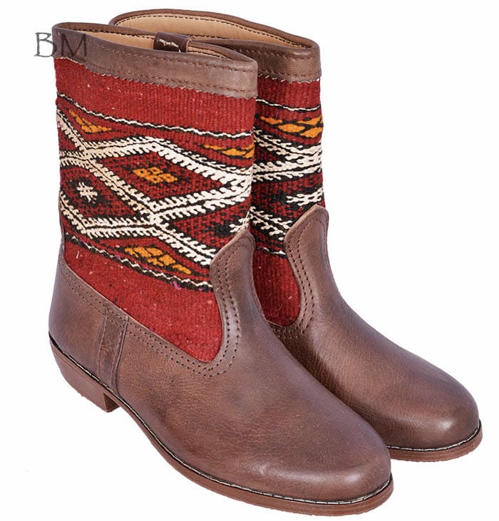 Botas Bereber Kilim Castano