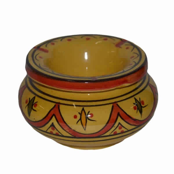 Yellow Moroccan Ashtray