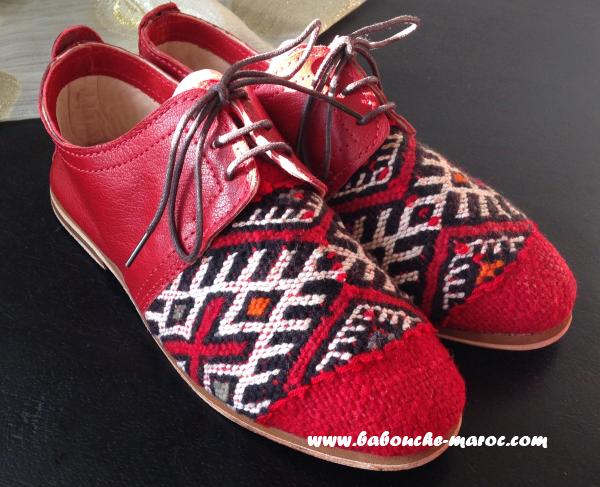 Chaussures en Kilim
