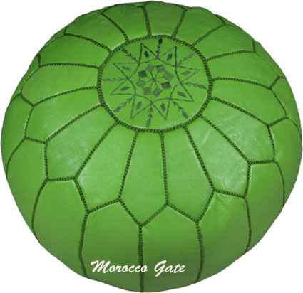 Pouf Art Maroc Vert