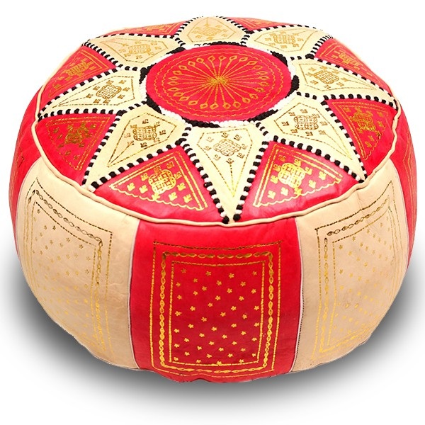 Pouf Marocain en Cuir