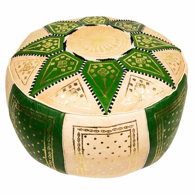 Pouf de Marrakech Vert