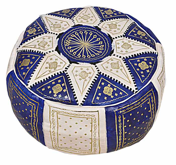 Puff Marrakesh Blau