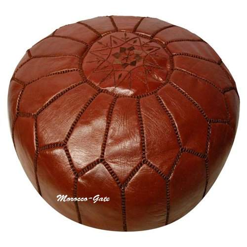 Pouf Art Maroc Chocolat