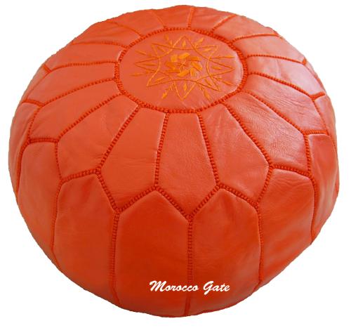 Pouf Art Maroc Orange