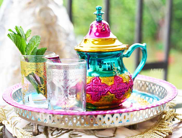 Fes Colored Teaset