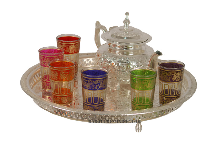 Lot Verre à Thé Marocain Oriental Vrac Service Vintage Dépareillé