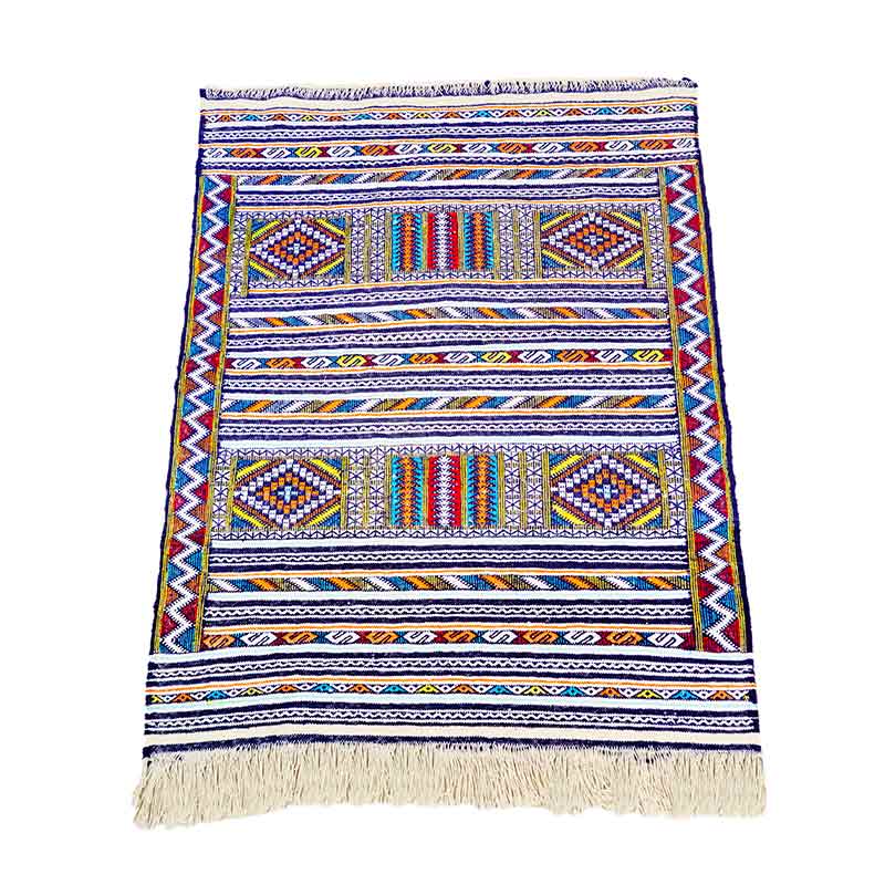 Tapis Ethnique à Motifs 120x94 cm