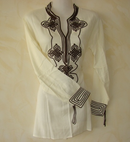 Tunique marocaine Amira beige